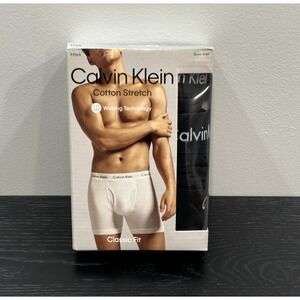 Calvin Klein Boxer Briefs Mens XL Cotton Stretch Classic Fit 3 Pack Underwear